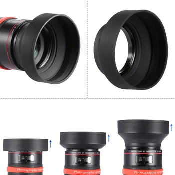 Andoer 55mm Obiectiv Kit Filtru UV + CPL + FLD + Close-up(+1+2+4+10) Set de filtre cu Transporta Husă Capac Obiectiv Titularul Capota Pânză de Curățare
