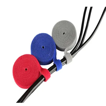 25 Metri/rola Latime 2 cm, autocolant magie nailon cablu reutilizabile wire management cabluri de 6 culori pentru a alege de la DIY