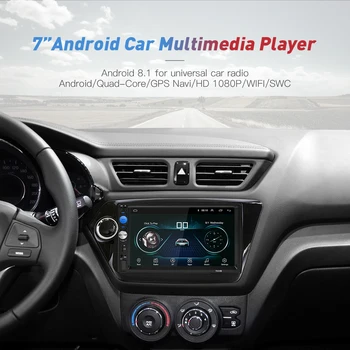 Auto 2din Player Android 8.0 Auto universal Radio 7