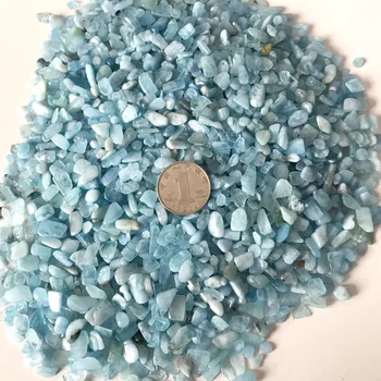 100g de 8-12mm Natural Acvamarin Cuarț Pietris Piatra de Cristal de Rocă Chips-uri Specimen Norocos Pietre Naturale și Minerale