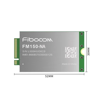 Fibocom 5G modul FM150-NA M. 2 1*1 MIMO UL suport SA&NSA ENDC PLUTI/DFOTA/VoLTE/Audio/eSIM Pentru America de Nord