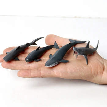 Realist mini Viață Mare Figurine de Animale Delfin, Rechin Balena set modelul figuri Miniaturale Creaturi Marine Jucarii Educative Cadou