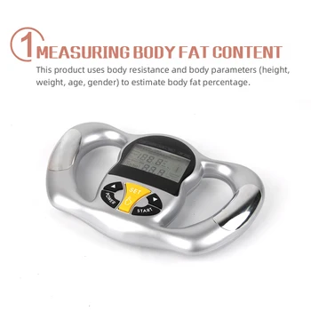 HealthFat Instrument de Măsurare portabile 6 Secunde IMC Metru Analizor de Sănătate Monitor Instrumente de grasime monitorizeze starea de Sănătate și de Fitness