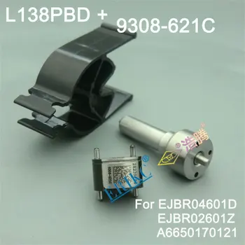 ERIKC 7135-649 Common Rail Injector Piese de Schimb Valve 9308-621C + Duza L138PBD pentru SSANGYONG A6650170121 EJBR04601D EJBR02601Z