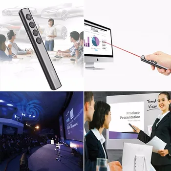 Prezentare Telecomanda Wireless Presenter Pointer N35 RF 2.4 GHz PPT Slide Advancer USB Telecomanda Flip Powerpoint Pen