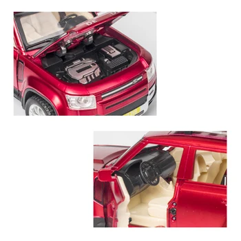 HOBEKARS 1:32 Diecasts & Vehicule de Jucărie Aliaj Metalic Model de Masina DEFENDER Simulare SUV Jucării Masina Trage Înapoi Lumina de Sunet Pentru Copii Cadouri