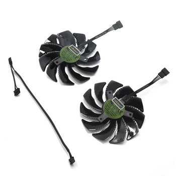 Noi T129215SU 0.50 UN 4Pin Ventilatorului de Răcire a Înlocui Pentru Gigabyte GeForce RX 570 580 GTX 1060 RX 480 Grafica placa Video mai rece Fani