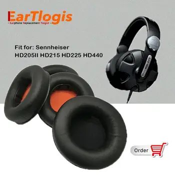 EarTlogis Inlocuire Tampoane pentru Urechi pentru Sennheiser HD205II HD215 HD225 HD440 Cască Părți Earmuff Acoperă Pernă Cupe perna