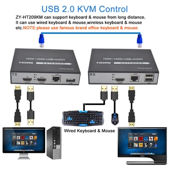 Navceker H. 264 HDMI KVM Extender printr-o Rețea IP 150m HDMI USB Extender Prin UTP RJ45 Porturi KVM Extender HDMI, USB, Prin intermediul CAT5e CAT6