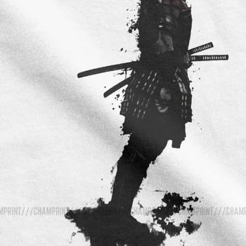 Men ' s T-Shirt Blindate Samurai Umor din Bumbac Tricouri Maneca Scurta Ninja Războinic Ronin Japoneze Katana T Shirt Îmbrăcăminte Grafic