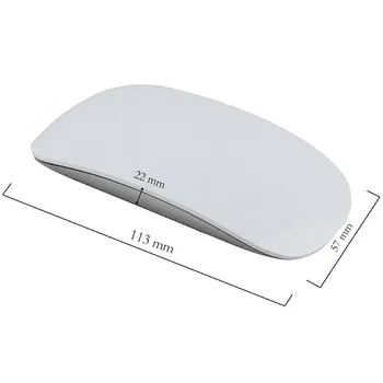 Magic Touch Ergonomic Mouse-ul fără Fir 1600DPI Ultra Subțire USB mouse-urile Optice Biroul de Mouse Cu USB C Adaptor Pentru Apple Macbook PC
