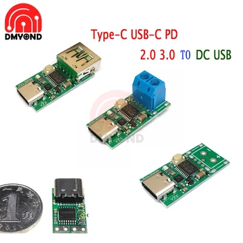 USB-C de Tip C PD2.0 PD3.0 DC Spoof Încărcare Rapidă Declanșa de Votare Detector de Notebook Alimentare Schimba Modul Încărcător de Bord