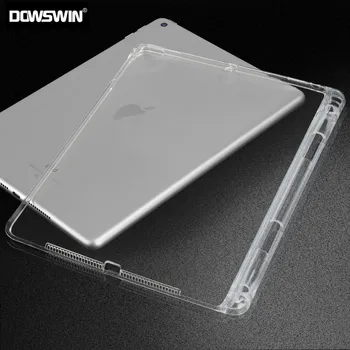 DOWSWIN Caz pentru ipad MINI 1 2 3 4 5 Transparent Capacul din Spate Pentru ipad MINI Moale tpu Silicon mini 5 caz cu suport de creioane
