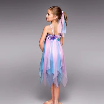 Rochie De Balet Pentru Copii European Și American De Design De Performanță Costume De Dans Suferi Centura Stil De Balet Haine Copii