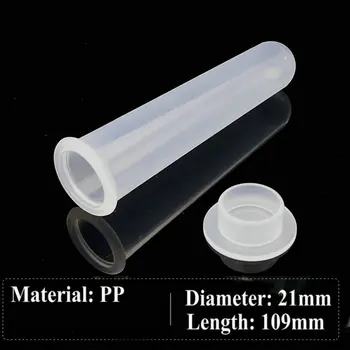 30pcs/lot 20 ml din Plastic transparent tub de centrifugă PP Microcentrifuga cu fund Rotund cu tv cu Socket Cap Eșantionul de Flacoane