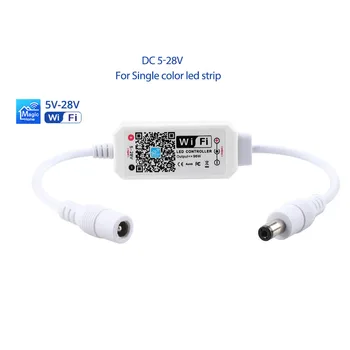 5V 12V 24V RGB SPI WiFi Controler cu Led-uri Pentru WS2811 WS2812B ws2812 Adresabile Pixel Benzi , Culoare Unică APLICAȚIE de Control Magic Home