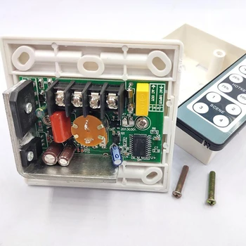 Infraroșu Control de la Distanță Comutator cu LED Dimmer 220V 110V CONDUS fără Trepte Trailing Edge Faza Dimmer 86 Tip Dimmer Pentru LED-uri Lămpi