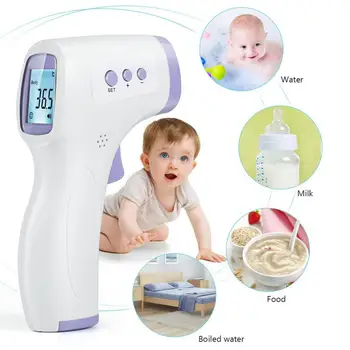 Frunte Non-contact cu Infrarosu Termometrul corp ABS pentru Adulți și Copii cu Display Lcd Digital cu Laser Instrument de Temperatură 1set