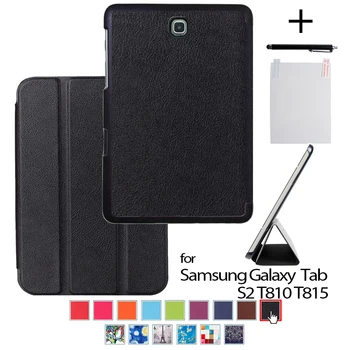 Caz Pentru Samsung Galaxy Tab S2 9.7 SM-T810 T815 T813 T819, Slim Cover Pentru Samsung Galaxy Tab T810 T813 Somn Funda Pliere Capa