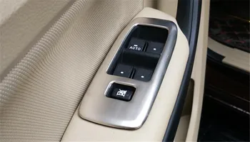 YAQUICKA 4buc Auto Interioare Auto Cotiera Geam Reglați Butonul Comutator Frame Cover Garnitura Pentru Ford Everest 2016 Auto-styling Paiete