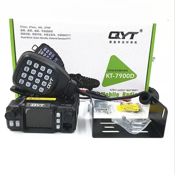 QYT KT-7900D Walkie Talkie 25W 144/220/350/440MHZ Quad Band Mobile Radio Auto Radio Mobile Potrivite pentru Baofeng UV-82 UV-5R UV-82