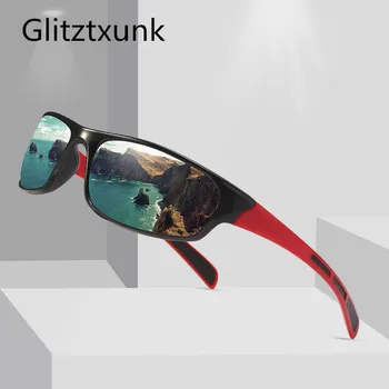 Glitztxunk Noi ochelari de Soare Barbati de Lux Brand de Moda Sport Ochelari de Soare Pentru Bărbați Piața de Epocă Oglindă Ochelari de UV400 Oculos de sol
