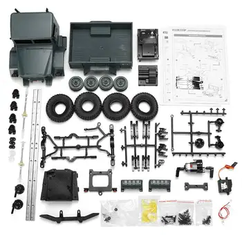 RC Crawler Off-Road Masina WPL B-1 DIY Kit Auto 1/16 2.4 G 4WD Fără Piese Electronice ATR ABS Metal Asambla Pentru Copii Băiat copii
