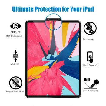 2 buc de Mare de Sticlă transparentă Pentru iPad 10.2 2020 2019 Ecran Protector Pentru Apple iPad 8 8 a 7-a Generație Anti-Albastru Temperat Pahar de Film