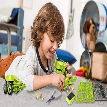 STEM Jucării Solar Power 3-in-1 Transformare Dinozaur &Hercules Beetle&Sondor Robot Kit Technic Educaționale, Științifice Jucărie pentru Copii