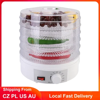5 Tăvi de Fructe Uscător de uz Casnic, produse Alimentare Dehydrator Gustări Deshidratare Uscător de Aer de Legume Planta Carne Mașină de Uscare 110V/220V