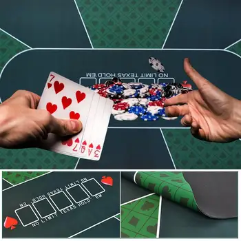 NOUL Texas Hold ' em Chips-uri de Cauciuc Pad față de Masă față de Masă de Joc Pad Masă Masă Mat Joc Cu Geantă de Umăr