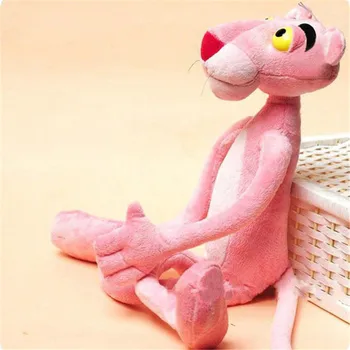 Moda Fierbinte Cadou Pantera Roz Pentru Copii Desene animate Animale Instrument Fierbinte Drăguț și Moale Papusa de Plus Umplute Jucărie Obraznic 40cm
