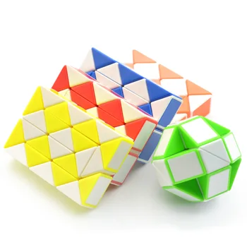 QIYI magic șarpe viteza cuburi 48 60 72 segmente de puzzle cuburi magice de învățământ conducător jucarii pentru Copii, Cadouri de Ziua de nastere Picătură Navă
