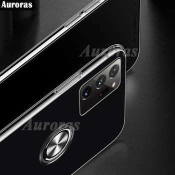 Aurorele Pentru Samsung S20 FE Caz Anti-toamna Caz Clar rezistent la Șocuri Cu Inel de Acoperire Moale Pentru Samsung Galaxy S20 FE 5G Versiune Caz