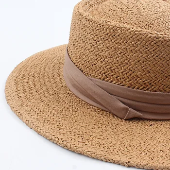 Fibonacci 2020 Noi De Vara Pălării De Paie Elegant Hepburn Stil Concavă De Sus Femeile De Agrement Holiday Beach Palarie De Soare
