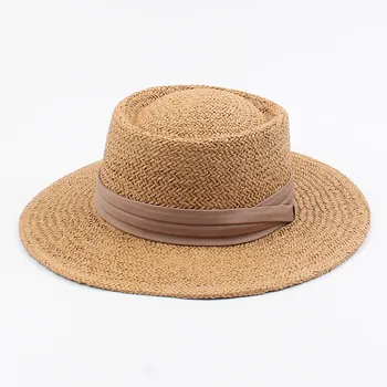 Fibonacci 2020 Noi De Vara Pălării De Paie Elegant Hepburn Stil Concavă De Sus Femeile De Agrement Holiday Beach Palarie De Soare