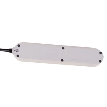 Noi 5M Cablu 2 Pin Rotunde UE RUS Plug prelungitor cu Comutator Universal cu 3 Prize USB Electric prelungitor Priza filtru de Rețea