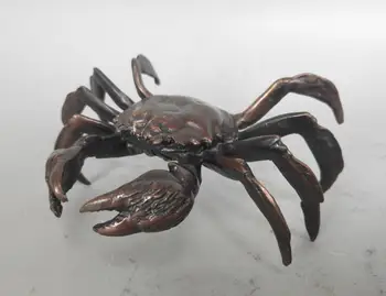 China alamă crab violet statuie