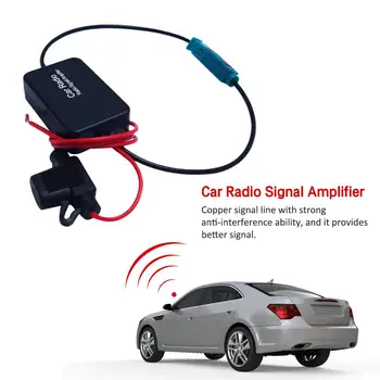Radio auto cu Amplificator de Semnal Cu FAKRA II Interfață FM Amplificator de Semnal Radio Auto Booster de Piese Auto