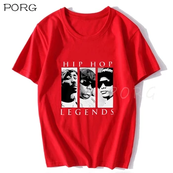 Hip Hop Legenda lui Tupac 2Pac T-Shirt de Imprimare Negru de Bumbac T-shirt de Înaltă Drumul Spre Iad Muzică de Epocă Rece Tricou Camisetas Hombre