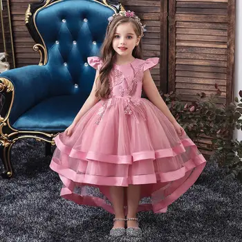 Copii De Onoare Flori Fete Rochii De Mireasa Pentru O Rochie De Petrecere De Vara Haine Copii Fete Rochie De Printesa Pentru Fete 8 10 12 Ani