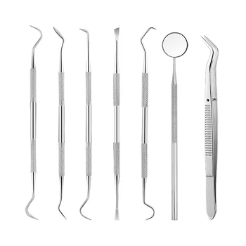 7Pcs/Set Lupe Dentare Dinți Stomatologice Instrumente Stomatologice Echipament Dentist Cadouri Îngrijire Orală Curățare a Dinților Albirea Dintilor Kit DT15