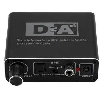 192kHz Digital la Analogic Audio Convertor Fibra Optica Toslink Coaxial Semnal RCA R/L Audio Decoder SPDIF ATV Amplificatorul DAC