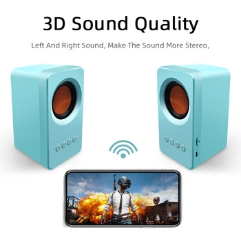 M&J TWS Bluetooth 5.0 Difuzor Portabil în aer liber, Reîncărcabilă, fără Fir, Boxe Soundbar Subwoofer Difuzor TF MP3