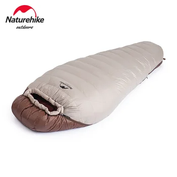 Noi Naturehike Iarna 20D Sac de Dormit Mumie SnowBird în aer liber Camping Ultralight 650FP Rață Jos Țină de Cald Portabil Sac de Dormit