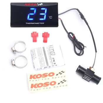 Universal Motocicleta Termometru Instrumente Temperatura Apei Temperatura Display Digital Indicator Contor Senzor Adaptor Pentru KOSO