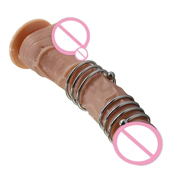 Nou oțel inoxidabil preputul penisului inel spirala cockring jucarii sexuale pentru barbati mingea targă penis extender întârziere sex inel sex instrumente