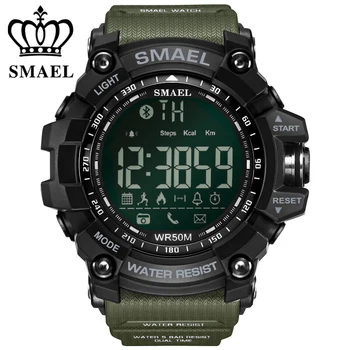 Noi SMAEL Pilot Accidentat Smartwatch 33-lună Timp de Așteptare 24 de ore Toate-Vreme de Monitorizare Smart Watch Pentru IOS Și Android