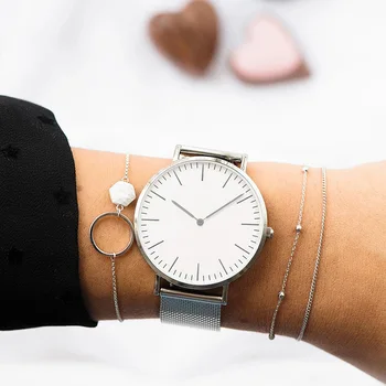Femei Ceasuri De Lux 2020 Cuarț Brățară Din Oțel Inoxidabil Ceas Doamnelor Moda Aliaj Cadran De Ceas A Crescut De Aur Ceasuri Reloj Mujer