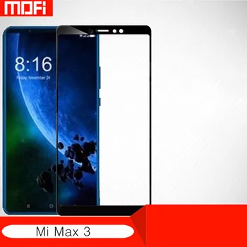 Pentru Xiaomi Mi Max 3 Glass Pentru Xiaomi Mi Max3 Sticla Mimax3 Ecran Protector 9H 2.5 D Arc Complet Capacul Frontal Proteja de Paza